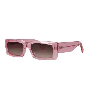 Ganni Pink Rectangular Sunglasses (New)
